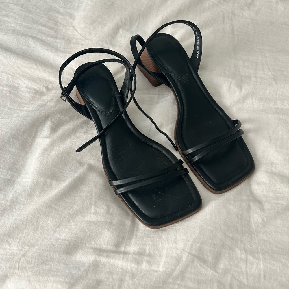 ASOS Black Minimalist Sandals